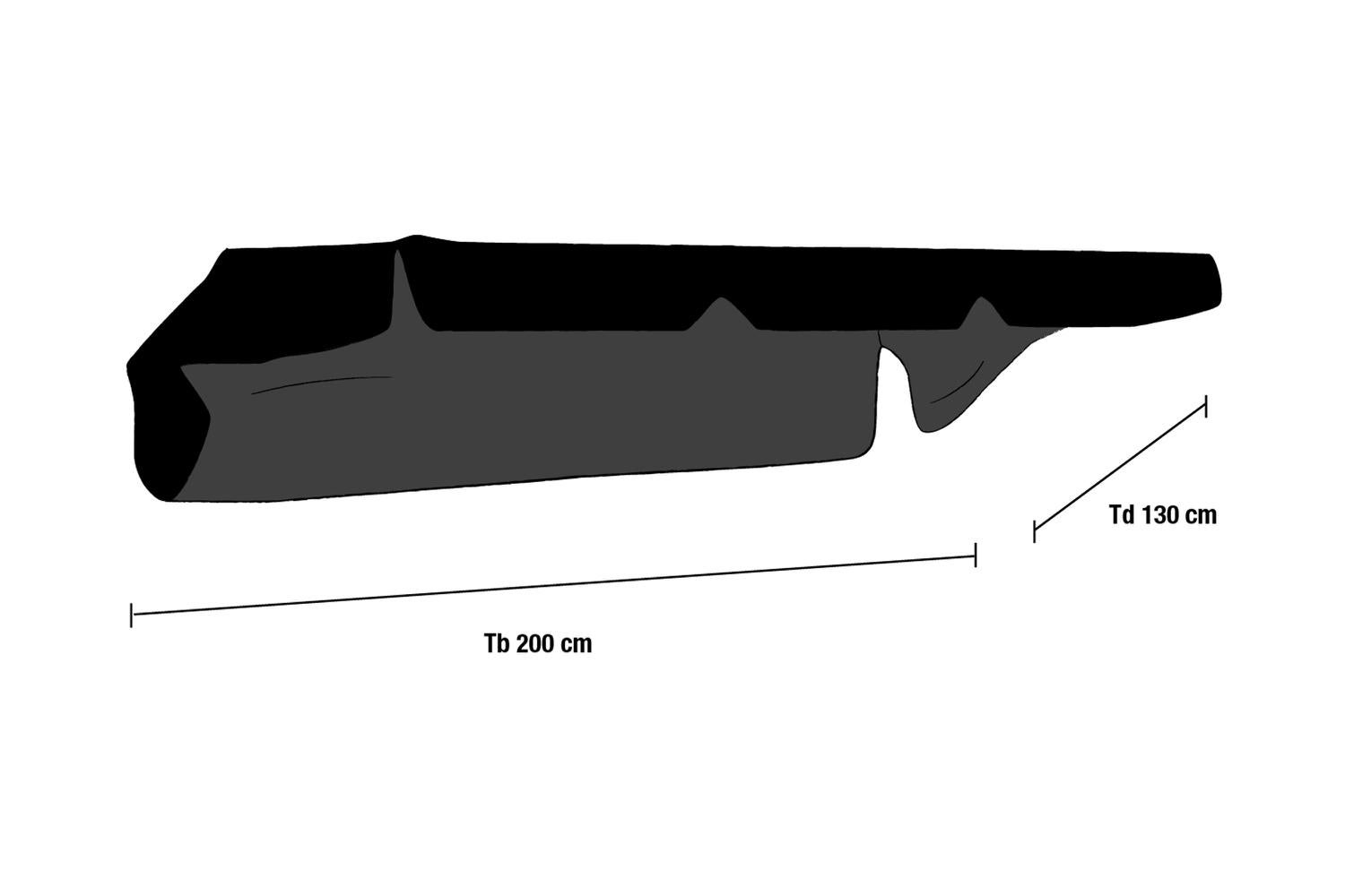 Bonn hammocktak Svart