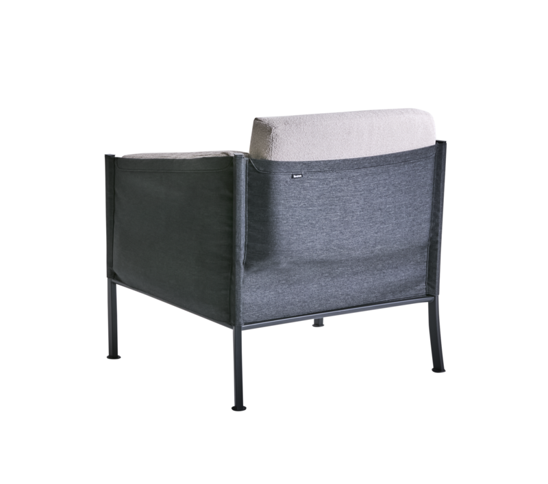 Delux lenestol Black/Teddy Beige