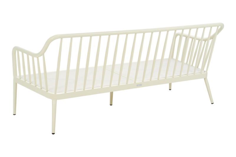 Coleville 3-seter sofa Pearl White/Dot Beige