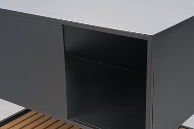 Prep utekjøkken Svart