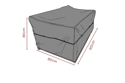 Møbeltrekk lenestol Black-Breathable