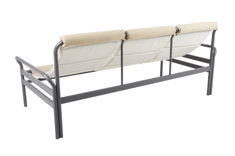 Sling 3-seter sofa Anthracite/Barley