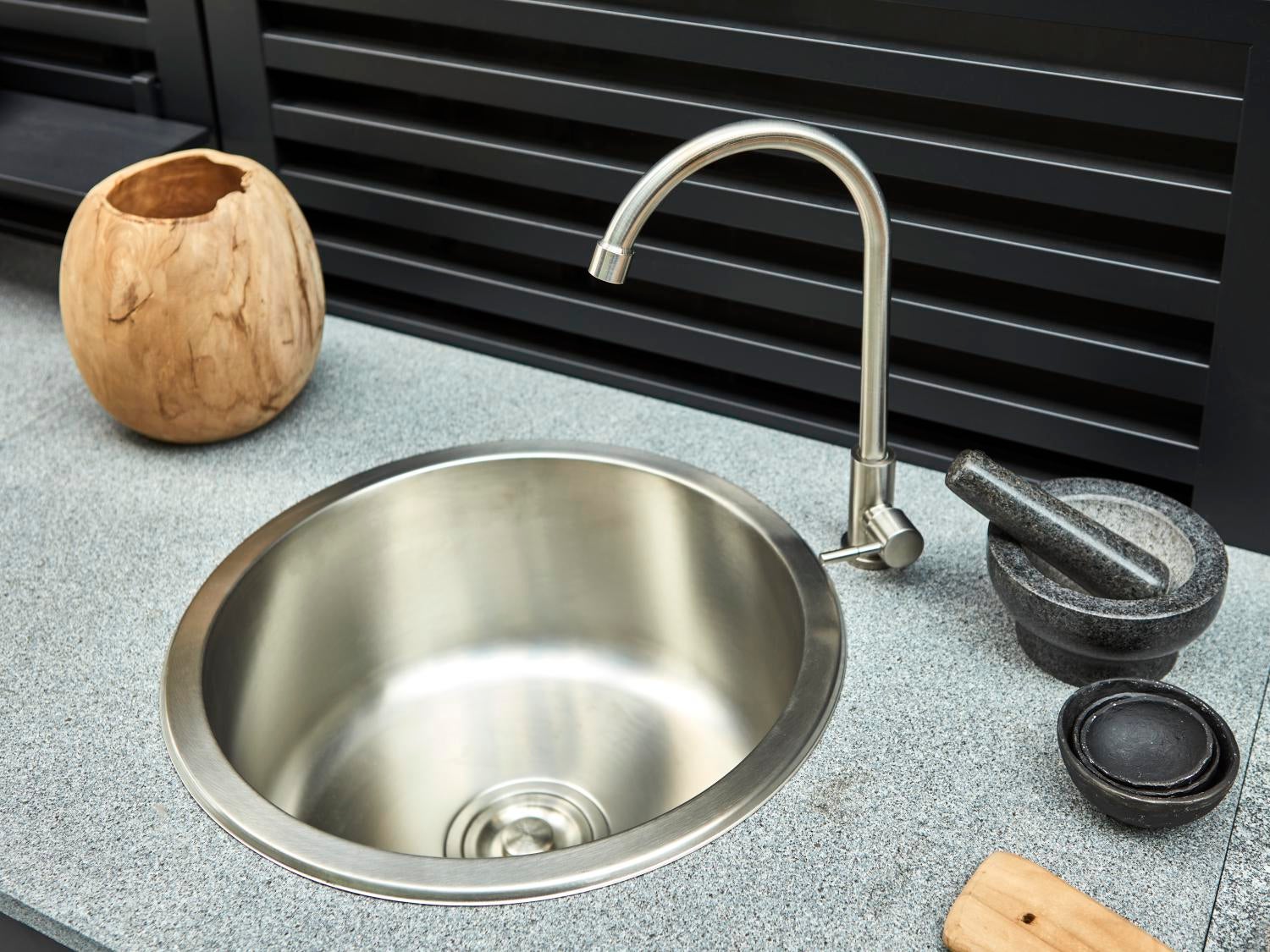 Bellac utekjøkken Svart/grå