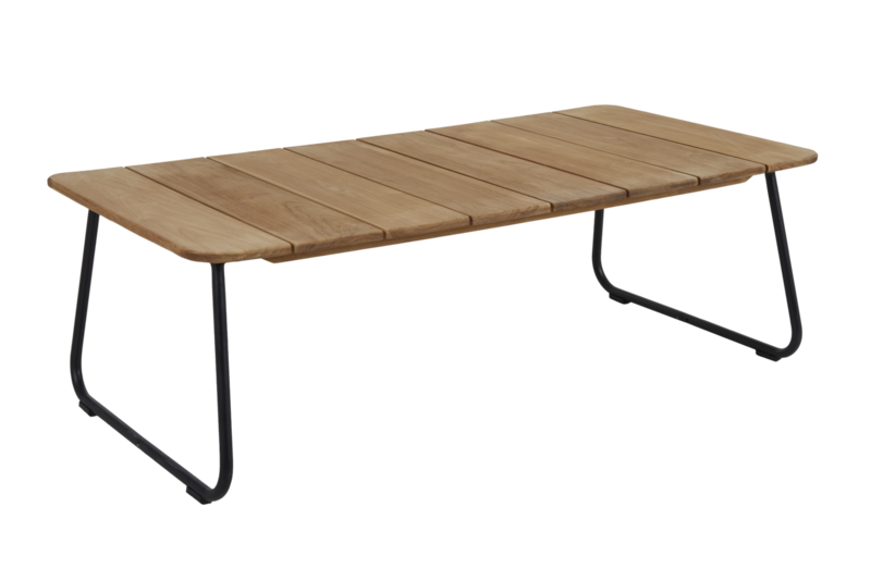 Nolli sofabord Svart/teak
