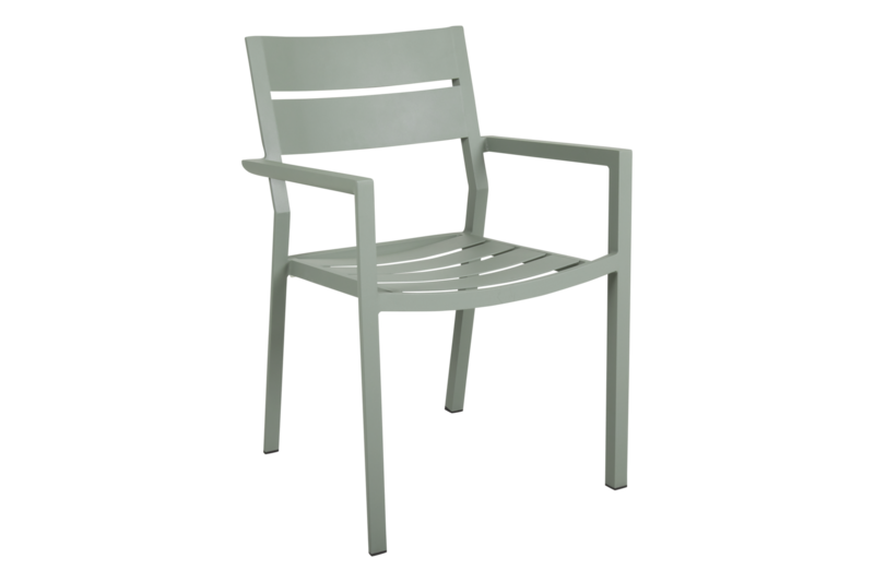 Delia stol med armlener Dusty Green