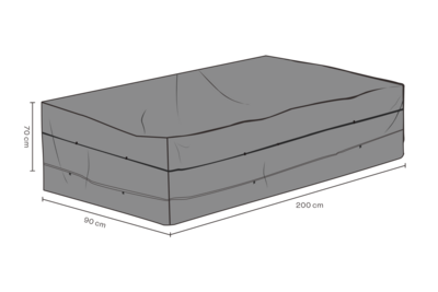 Møbeltrekk sofa Black-Breathable
