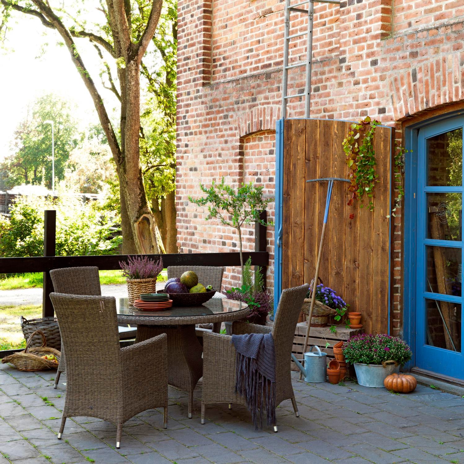 Ninja stol med armlener Rustik