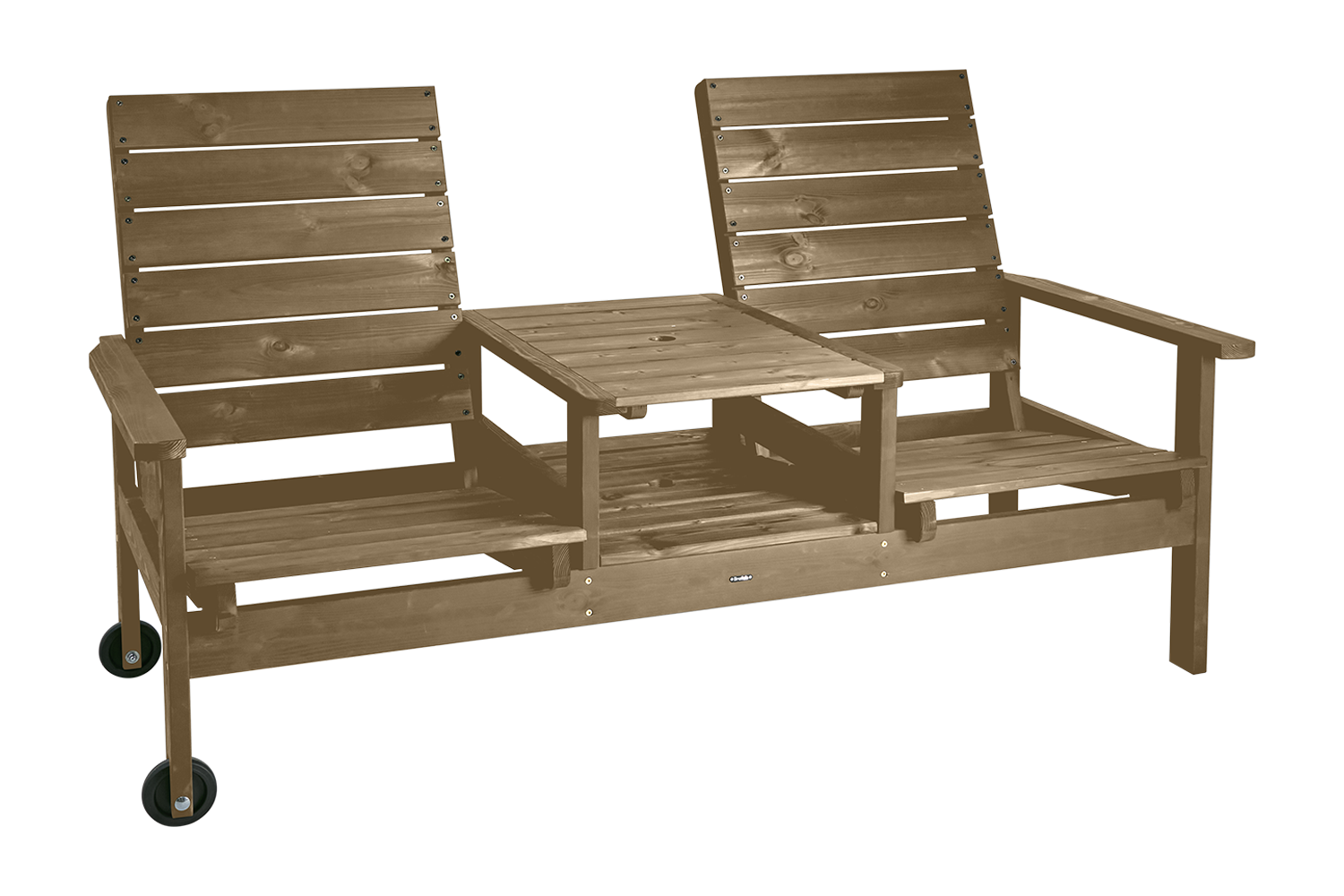 Du & Ja 2-seter sofa Brun