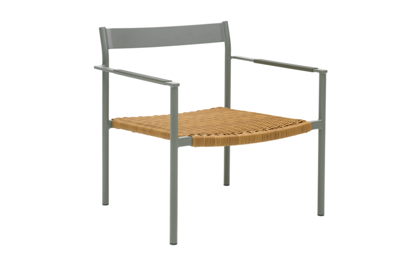 DK loungestol Dusty Green/Natur