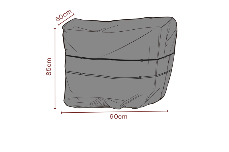 Møbeltrekk serveringsvogn Black-Waterproof