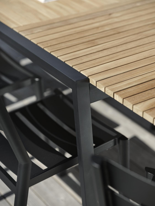 Naos spisebord Svart/teak