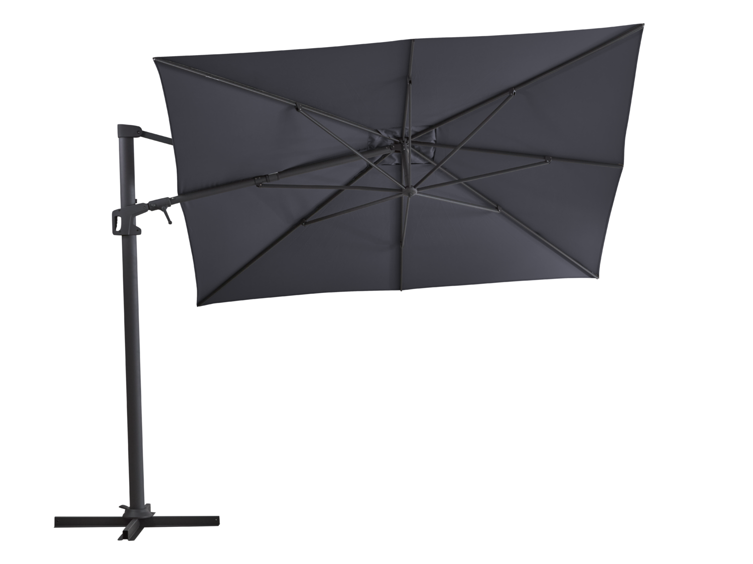 Vinovo friarmparasoll Antracit/Grå