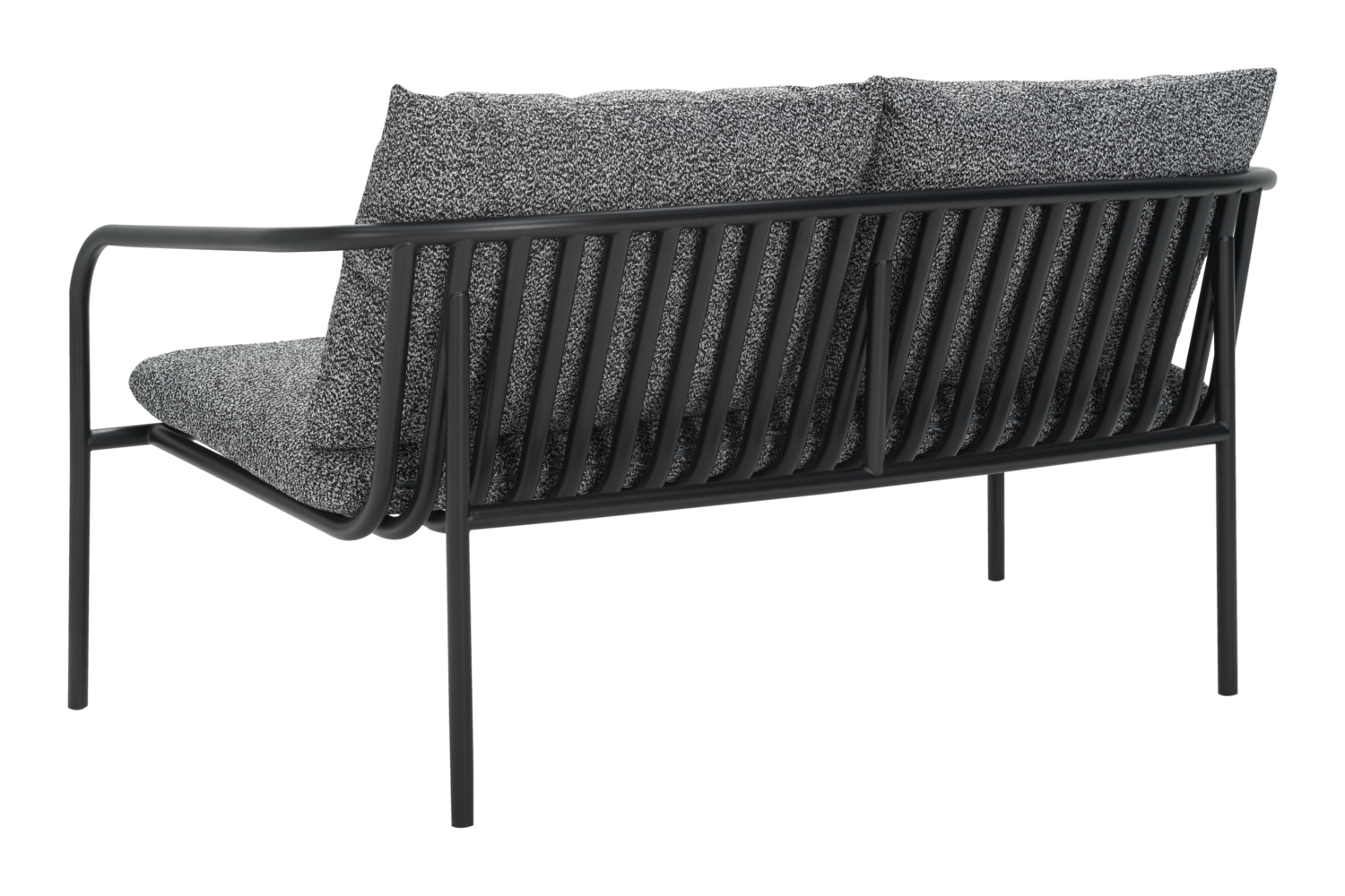 Bendt 2-seter sofa Svart/Teddy Ant