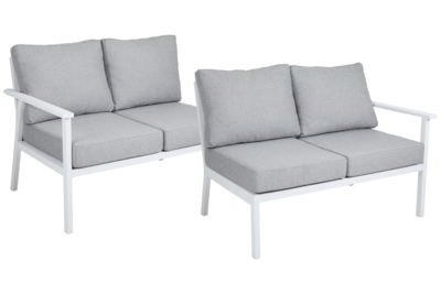Samvaro endestykke White/Pearl grey