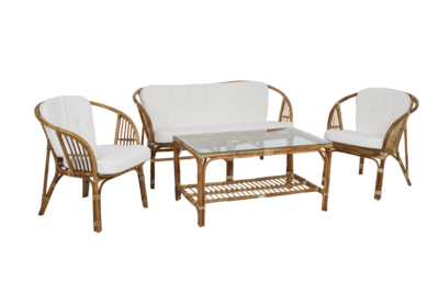 Astrakan 2-seter sofa Natural colored/white