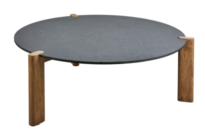 Domino sofabord Anthracite/Teak