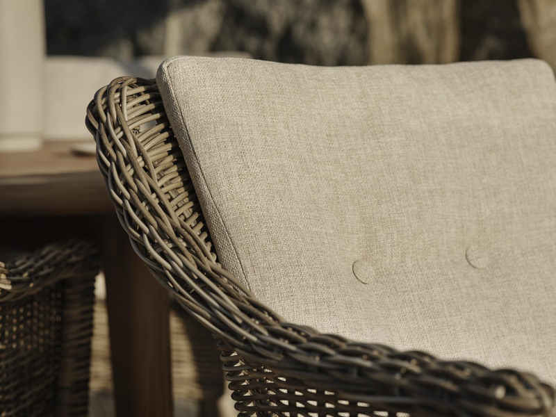 Lenora stol med armlener Rustic/Sand