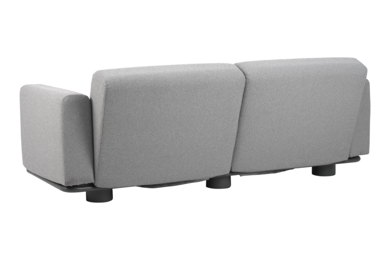 Bolster 1_Soffa_2,5-sits Antracit/Teddy Grey