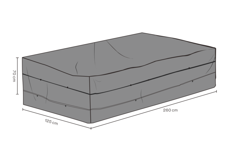 Møbeltrekk sofa Black-Waterproof