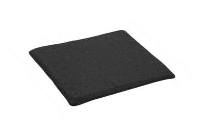 Frisk seat cushion Teddy Black