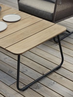 Nolli sofabord Svart/teak