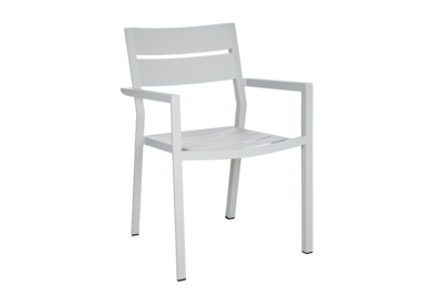 Delia stol med armlener Light Grey