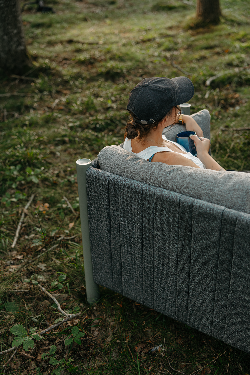 Brad 2,5-seters sofa Nordic Green/Charcoal Grey