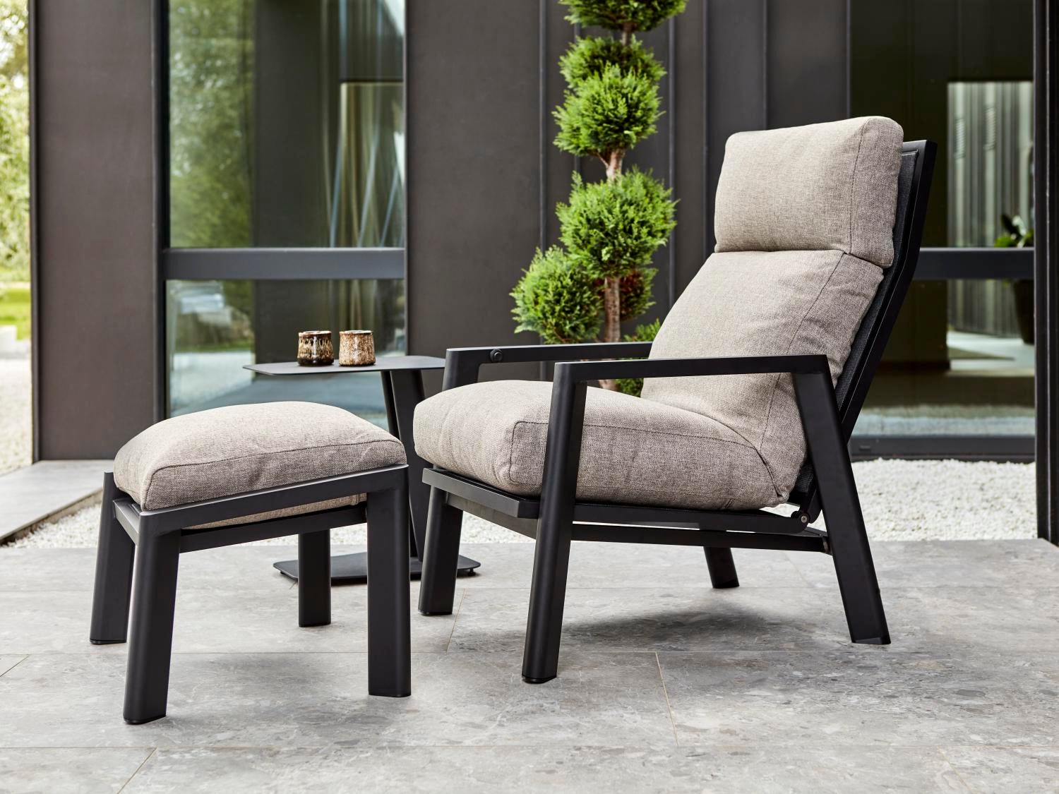 Slide position lenestol Black_Ash