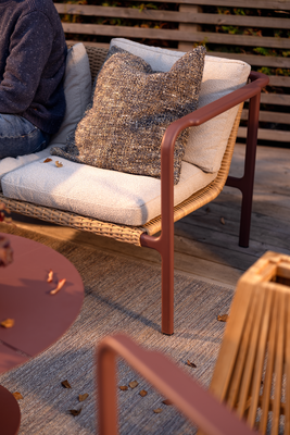 Motty 2-seter sofa Zin Red/Teddy Beige