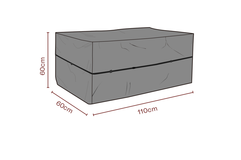 Møbeltrekk dynbox Black-Waterproof