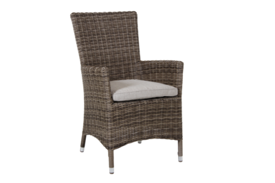 Ninja stol med armlener Rustik/beige