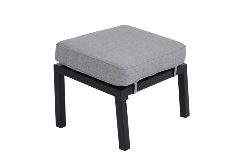 Belfort fotpall Black/Pearl Grey
