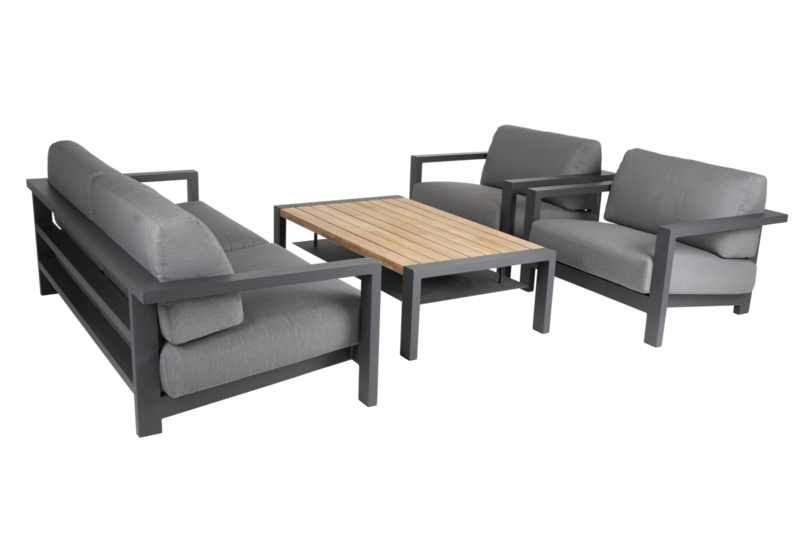 Amesdale sofabord Anthracite/Teak