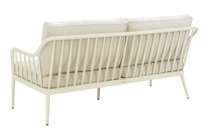 Coleville 3-seter sofa Pearl White/Dot Beige