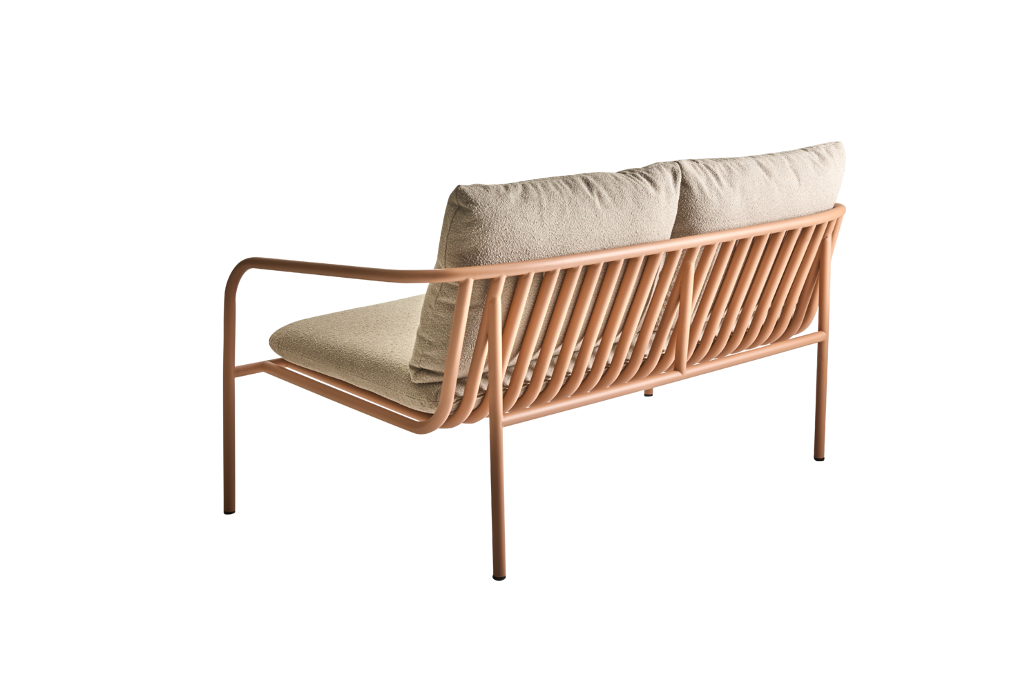 Bendt 2-seter sofa Peach/Teddy Beige