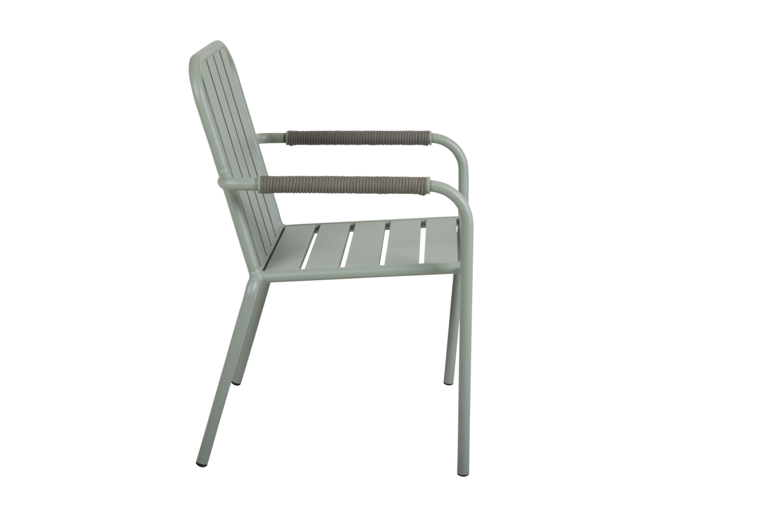 Innes stol med armlener Dusty Green