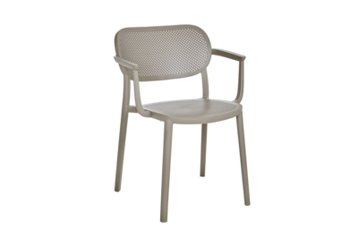 Nuta stol med armlener Mineral Grey