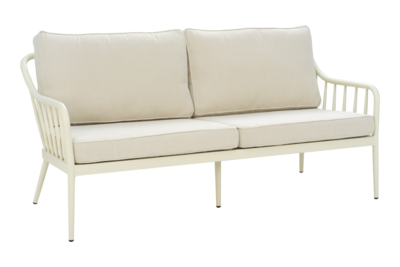 Coleville 3-seter sofa Pearl White/Dot Beige