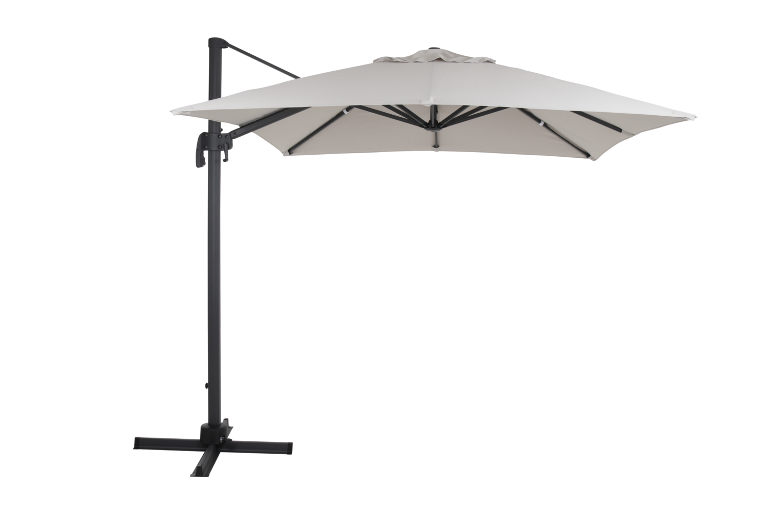 Linz friarmparasoll Anthracite/khaki