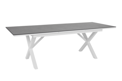 Hillmond spisebord Hvit/grå