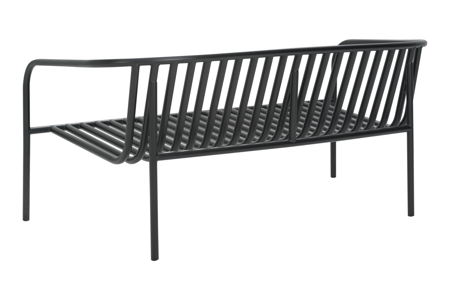 Bendt 2-seter sofa Svart/Teddy Ant