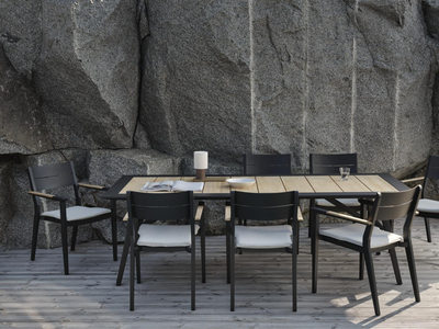 Chios stol med armlener Black_Ash