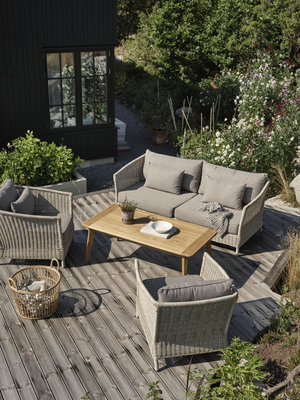 Aster 3-seter sofa Beige/beige