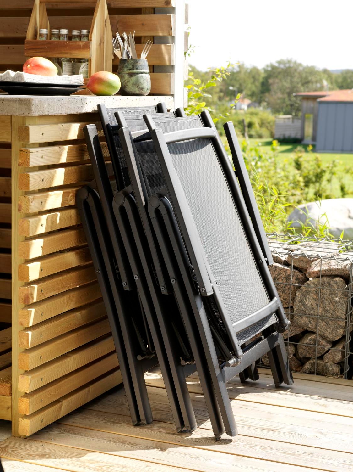 Rana posisjonsstol Svart/svart