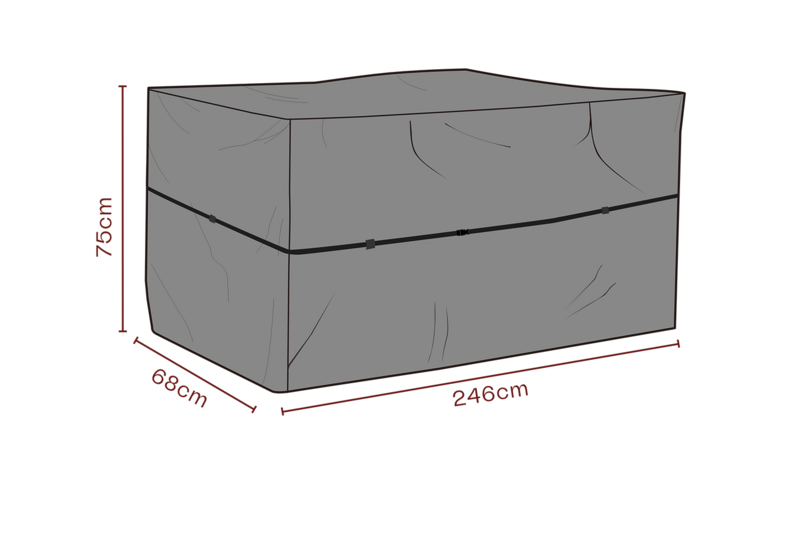 Møbeltrekk utekjøkken Black-Breathable