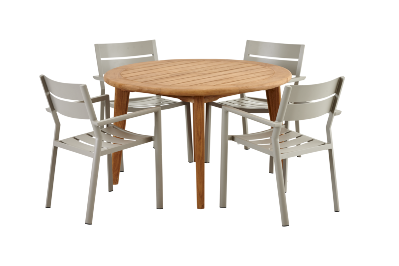 Delia stol med armlener Khaki