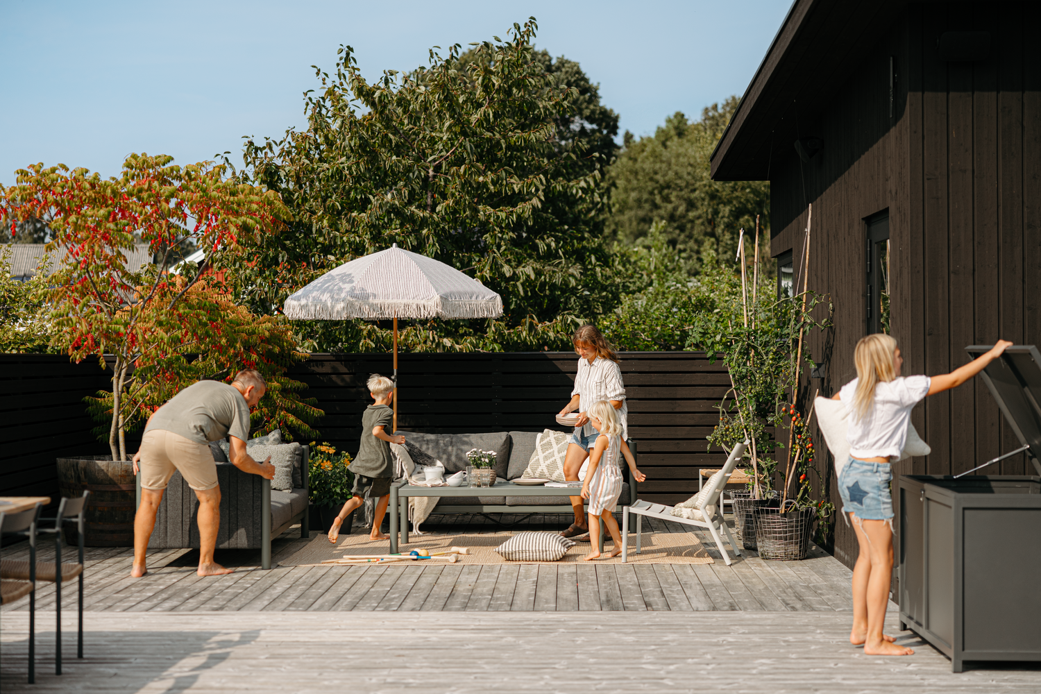 Brad 2,5-seters sofa Nordic Green/Charcoal Grey