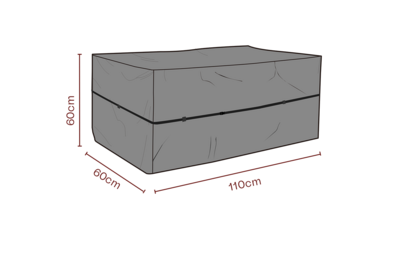 Møbeltrekk dynbox Black-Waterproof