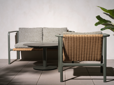 Motty lenestol Nordic Green/Teddy Verde