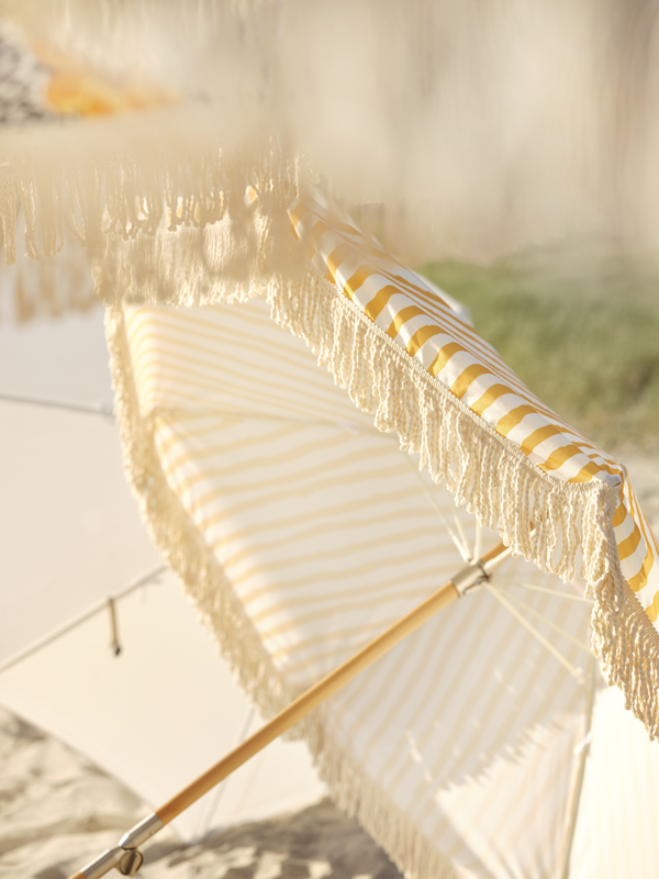 Gatsby parasoll Yellow Stripe